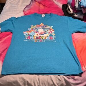 Port and Company Turquoise Blue Fantasy Fest 2024 Graphic Tee